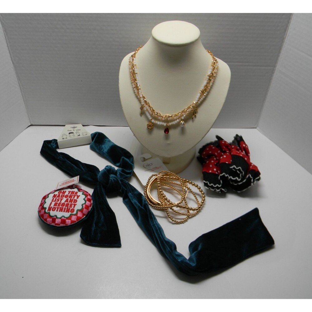Gift Set for Girls Teens Women Jewelry Hair Accessories Necklace Bracelet NWT